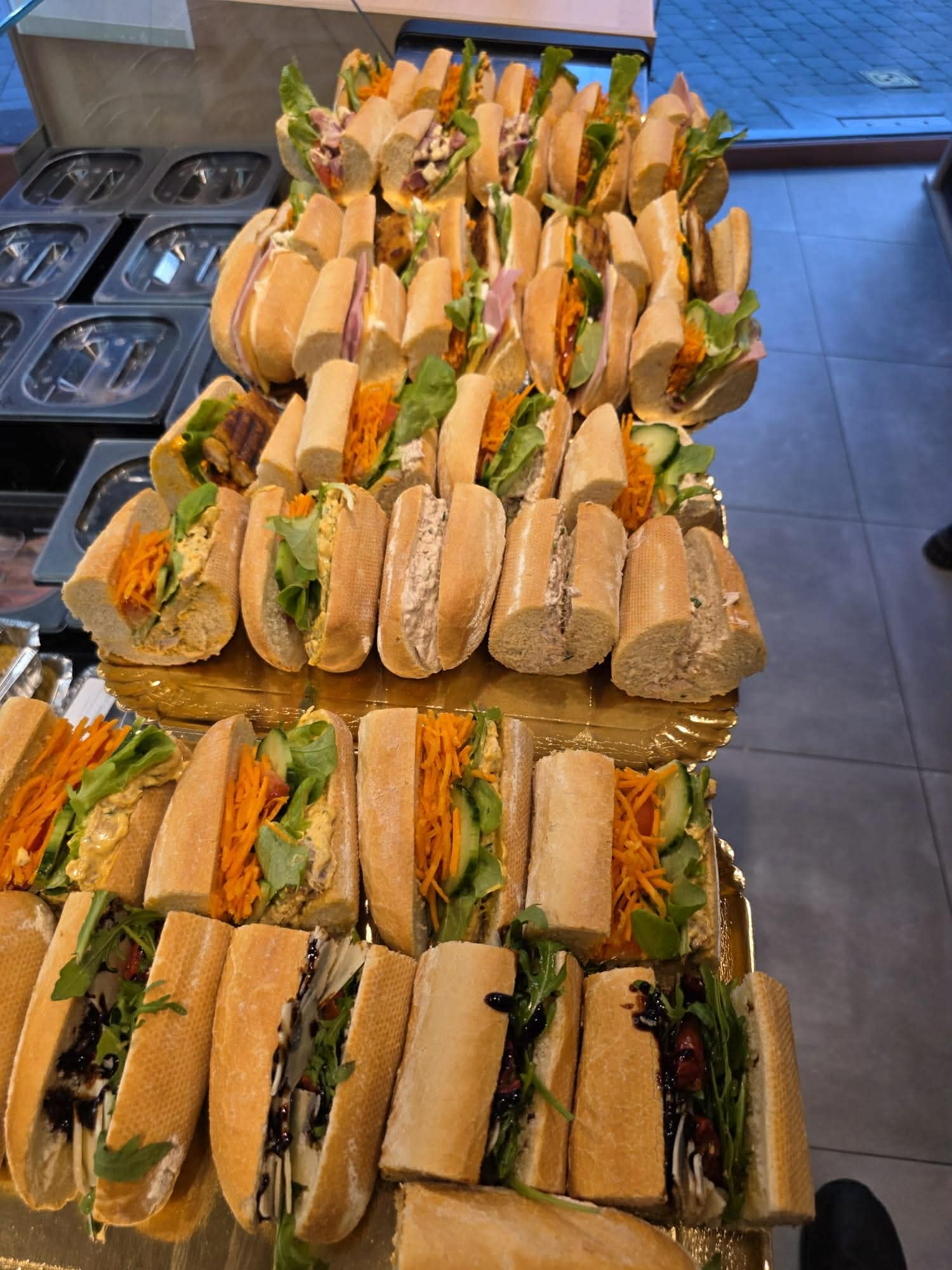Plateau demi-sandwichs