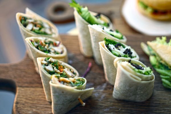 Plateau wraps frais